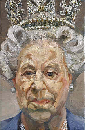 queen elizabeth 1st portrait. Portrait of Queen Elizabeth II